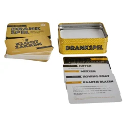 Xenos Drankspel in blik - 50 kaarten- Drankspellen|Spellen