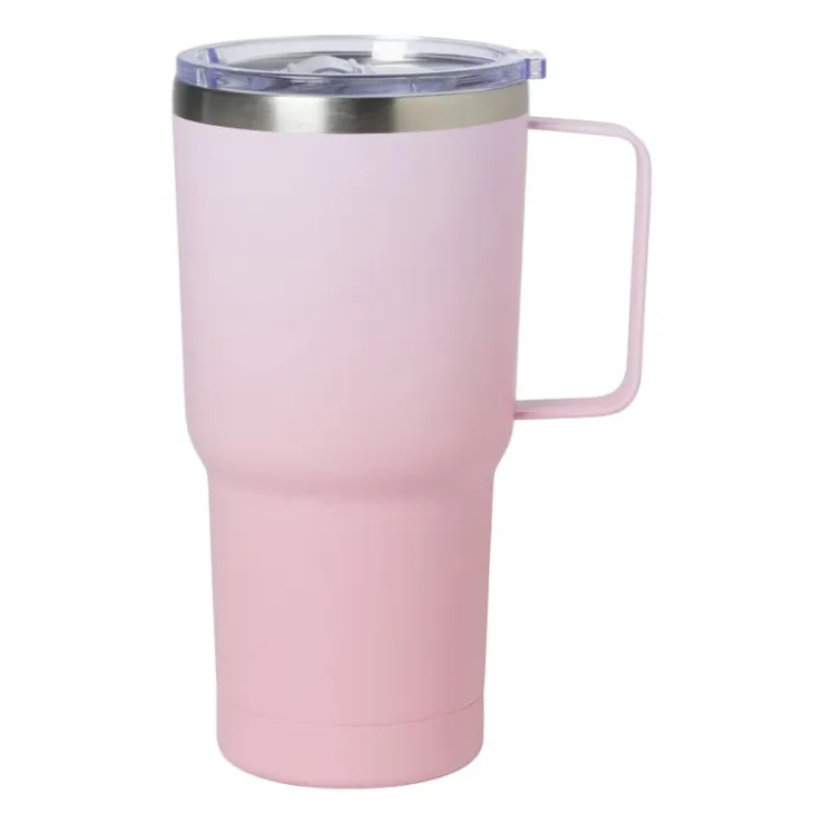 Xenos Drinkbeker Thermo - roze - 530 ml- Drinkflessen|Kinderservies