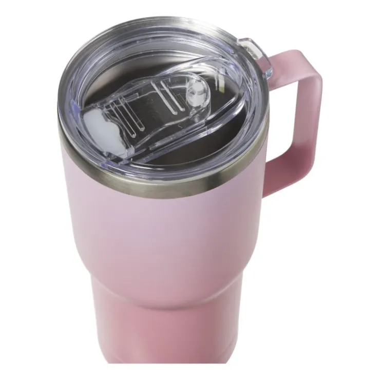 Xenos Drinkbeker Thermo - roze - 530 ml- Drinkflessen|Kinderservies