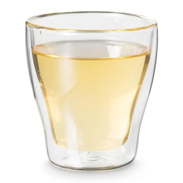 Xenos Dubbelwandig theeglas - 125 ml- Koffieglazen|Theeglazen