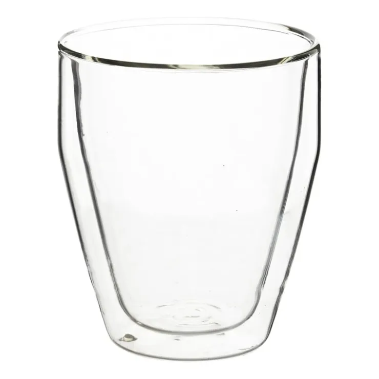 Xenos Dubbelwandig theeglas - 125 ml- Koffieglazen|Theeglazen