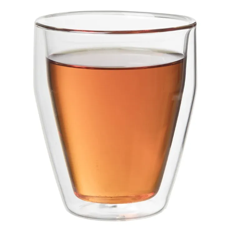 Xenos Dubbelwandige glazen - 250 ml - set van 4- Glazensets|Koffieglazen