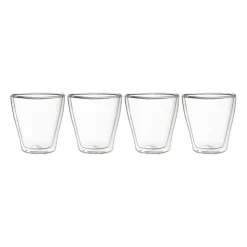 Xenos Dubbelwandige glazen - 350 ml - set van 4- Glazensets