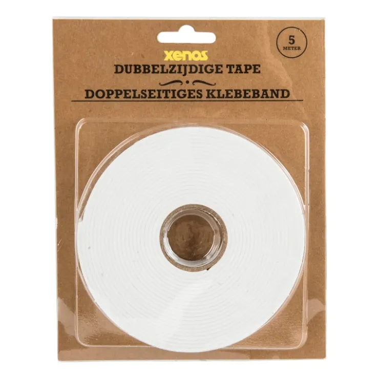 Xenos Dubbelzijdige tape - 5 meter- Knutselspullen