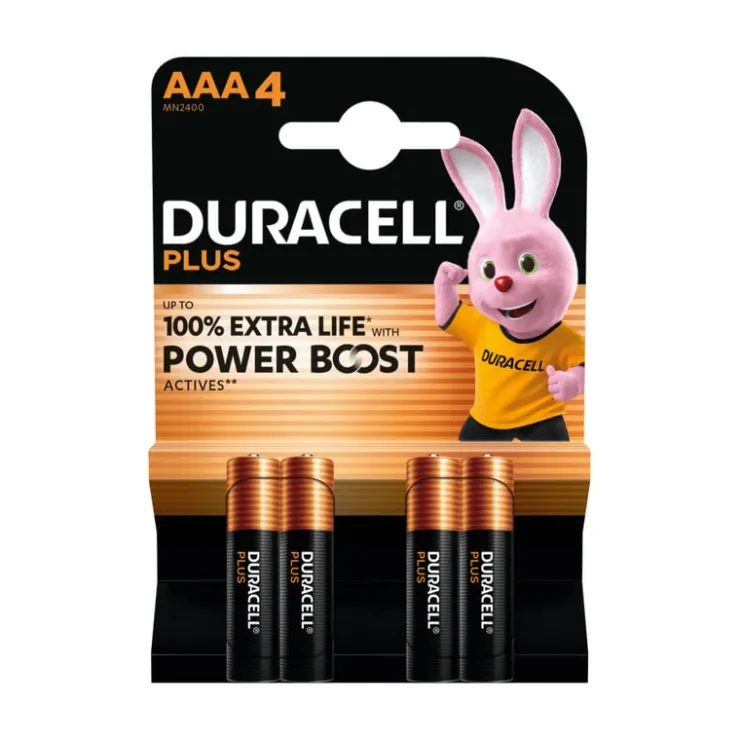 Xenos Duracell powerboost AAA batterijen - set van 4- Batterijen