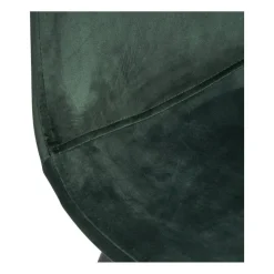 Xenos Eetkamerstoel Ivy - velvet groen - 88x44x53 cm- Eetkamerstoelen