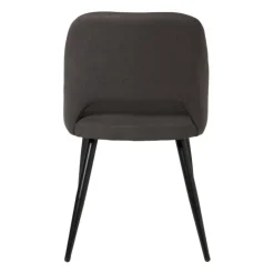 Xenos Eetkamerstoel Leonardo - grijs - 82.5x61.5x48.5 cm- Eetkamerstoelen