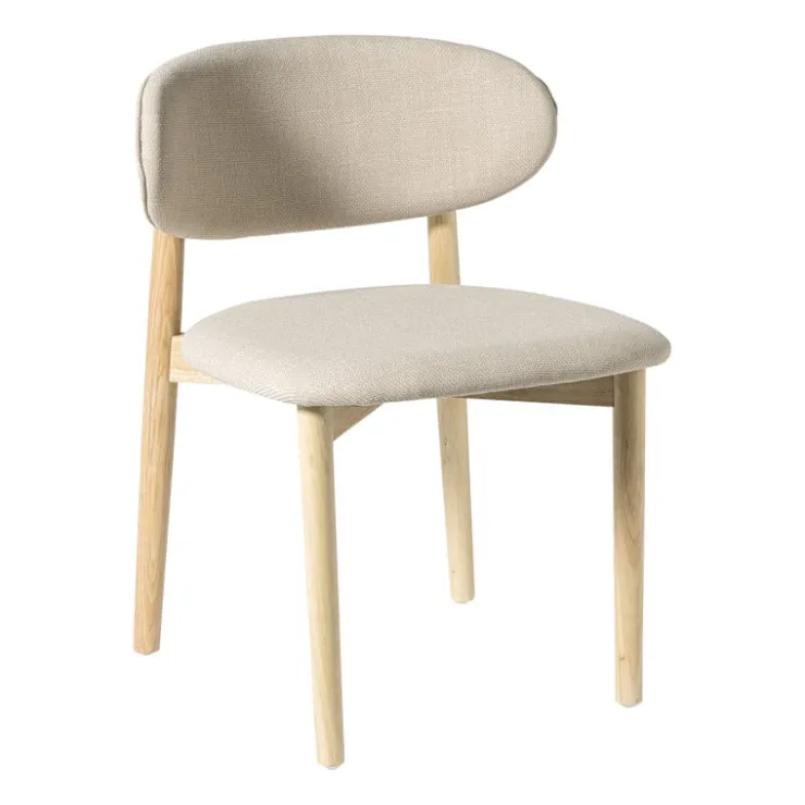 Xenos Eetkamerstoel Niki - wit - 78x55x54 cm- Eetkamerstoelen