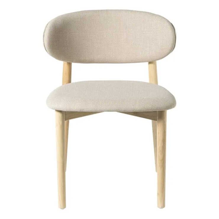 Xenos Eetkamerstoel Niki - wit - 78x55x54 cm- Eetkamerstoelen