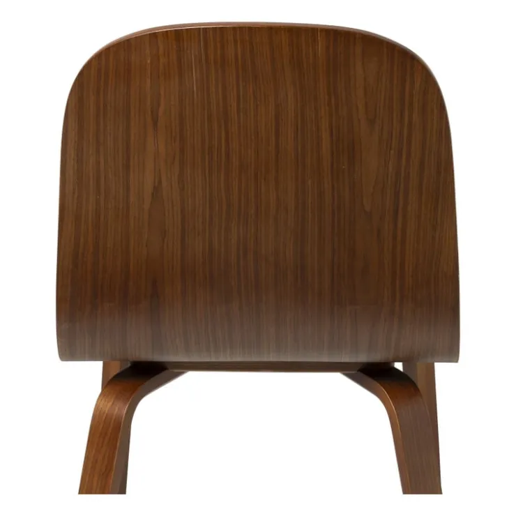 Xenos Eetkamerstoel Nordic - bruin - 80x53x42.5 cm- Eetkamerstoelen