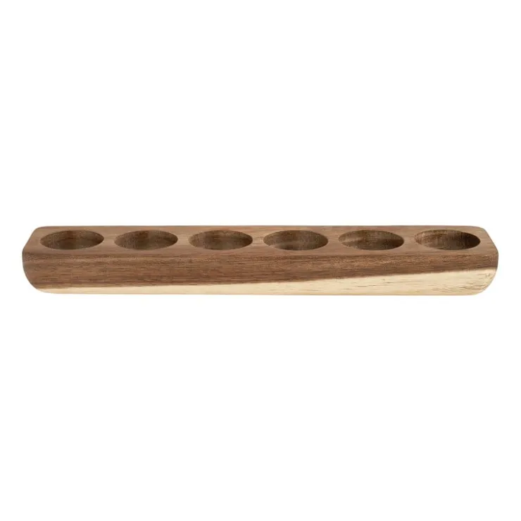 Xenos Eierdopje hout - voor 6 eieren- Eierdopjes|Kerstcadeaus
