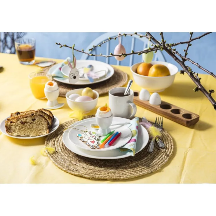 Xenos Eierdopje hout - voor 6 eieren- Eierdopjes|Kerstcadeaus