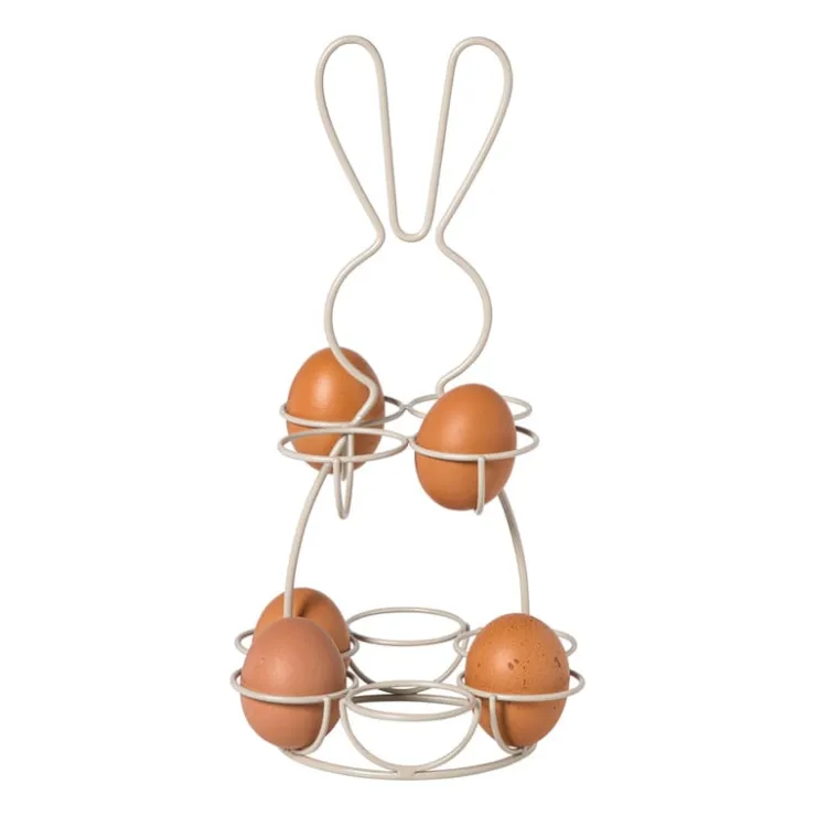 Xenos Eieren etagere haas - wit - ø17x31 cm- Etagères
