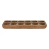 Xenos Eiertray hout - voor 12 eieren- Eierdopjes|Kerstcadeaus