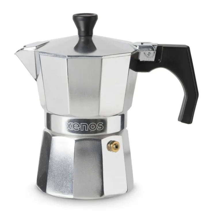 Xenos Espressomaker - 3 kops - 110 ml- Koffie Accessoires|Kerstcadeaus