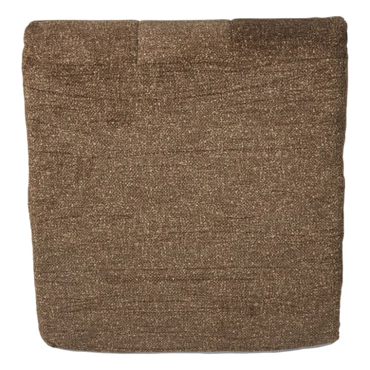 Xenos Fauteuil chenille - bruin - 87x72x66 cm- Fauteuils
