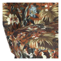 Xenos Fauteuil Frida - gebloemd - 77x69x60 cm- Fauteuils