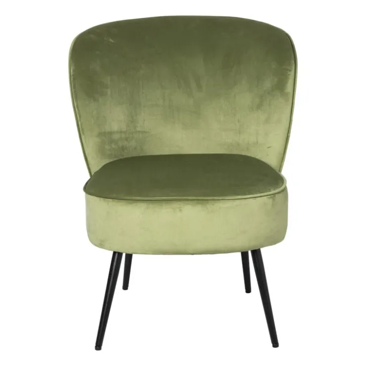 Xenos Fauteuil Frida - groen - 77x69x60 cm- Fauteuils