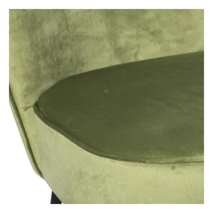 Xenos Fauteuil Frida - groen - 77x69x60 cm- Fauteuils