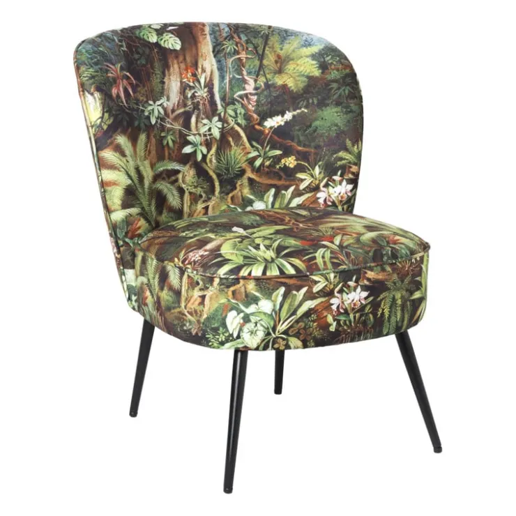 Xenos Fauteuil Frida - jungle - 77x69x60 cm- Fauteuils