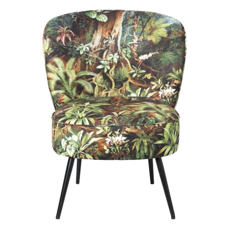 Xenos Fauteuil Frida - jungle - 77x69x60 cm- Fauteuils
