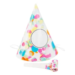 Xenos Feesthoedjes met roltongen - set van 5- Verkleedaccessoires