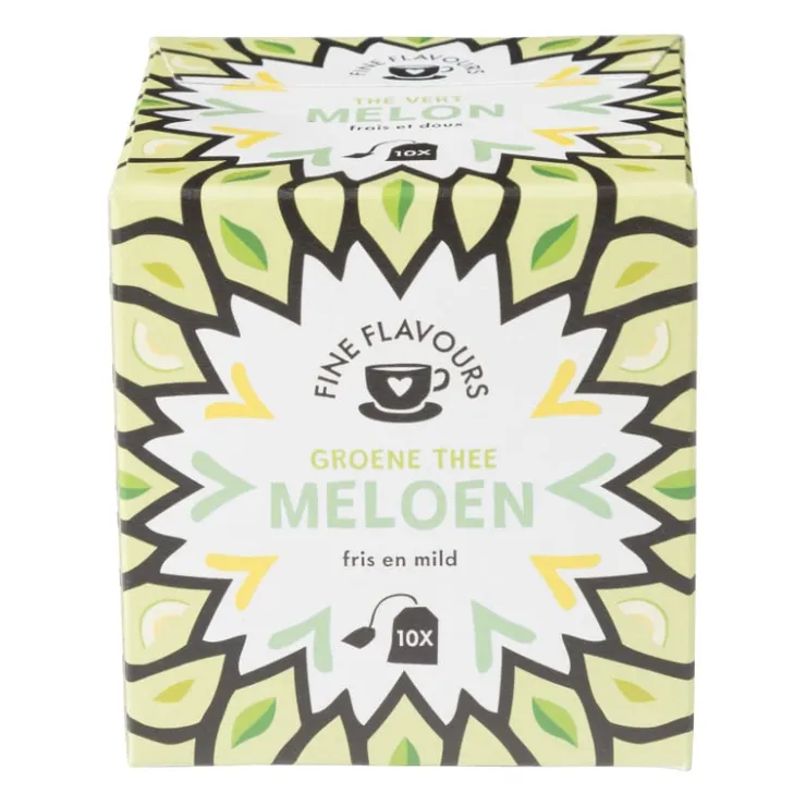 Xenos Fine Flavours groene thee - meloen - 10 zakjes- Thee