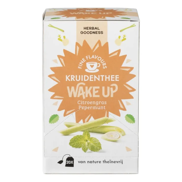 Xenos Fine Flavours kruidenthee - wake up - 20 zakjes- Thee