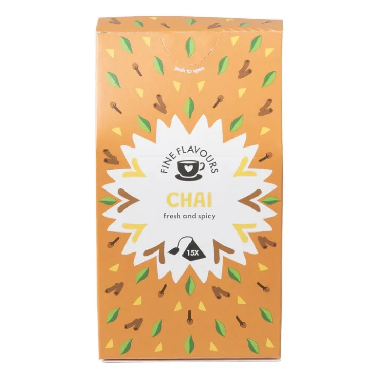 Xenos Fine flavours zwarte thee - chai - 15 piramide zakjes- Thee