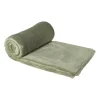 Xenos Fleece deken - groen - 200x150 cm- Plaids