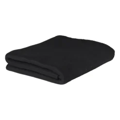 Xenos Fleece deken - zwart - 160x130 cm- Plaids