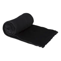 Xenos Fleece deken - zwart - 200x150 cm- Plaids