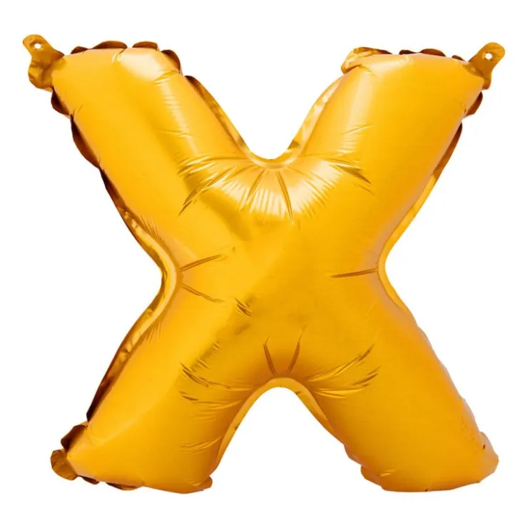 Xenos Folieballon - X - 30 cm- Ballonnen