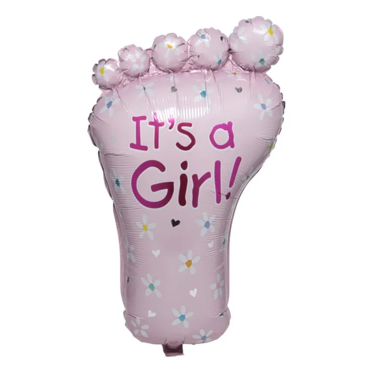 Xenos Folieballon it's a girl - roze - 65 cm- Ballonnen|Babyshower