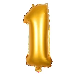 Xenos Folieballon XL - cijfer 1 - 60 cm- Ballonnen|Verjaardagen
