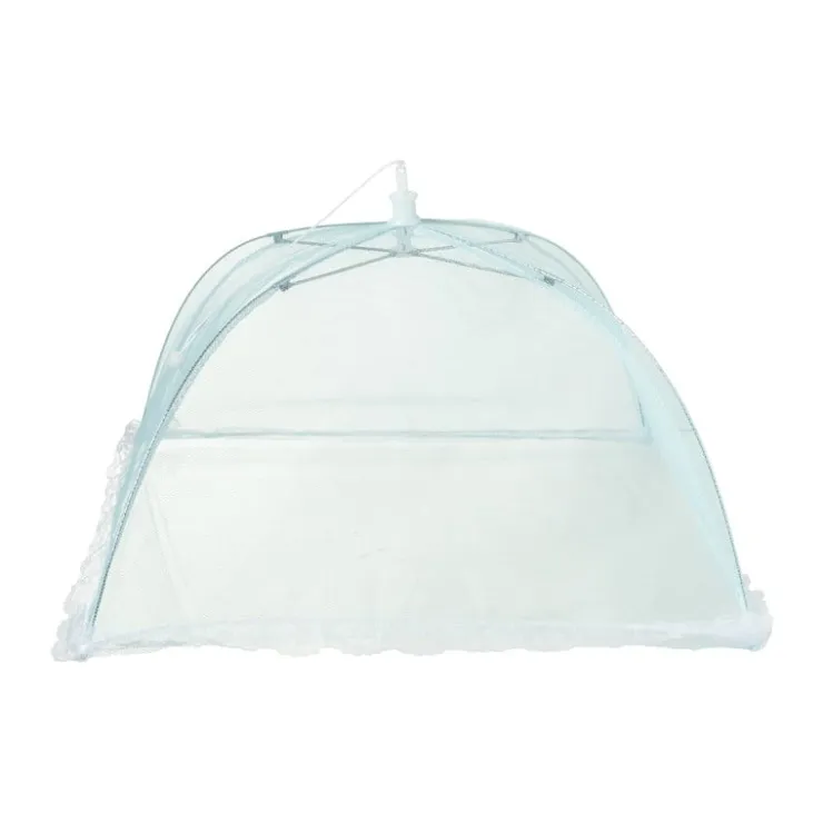 Xenos Foodcover paraplu - blauw - 20x35x35 cm- Foodcovers