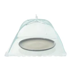 Xenos Foodcover paraplu - blauw - 20x35x35 cm- Foodcovers