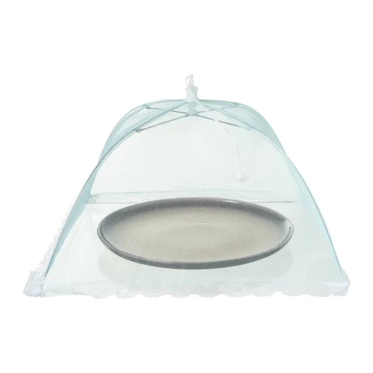 Xenos Foodcover paraplu - blauw - 20x35x35 cm- Foodcovers