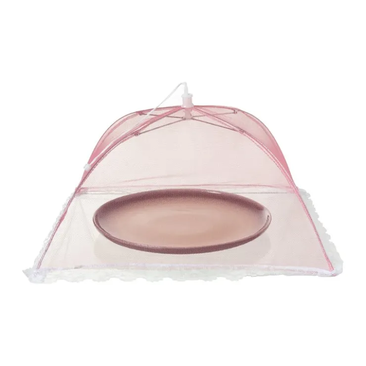Xenos Foodcover paraplu - roze - 35x35x20 cm- Foodcovers