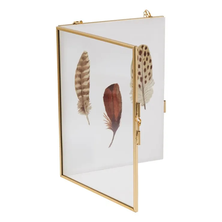 Xenos Fotolijst aan ketting - goud - 13x18 cm- Fotolijsten