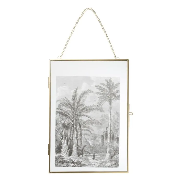 Xenos Fotolijst aan ketting staand - goud - 21x30 cm- Fotolijsten