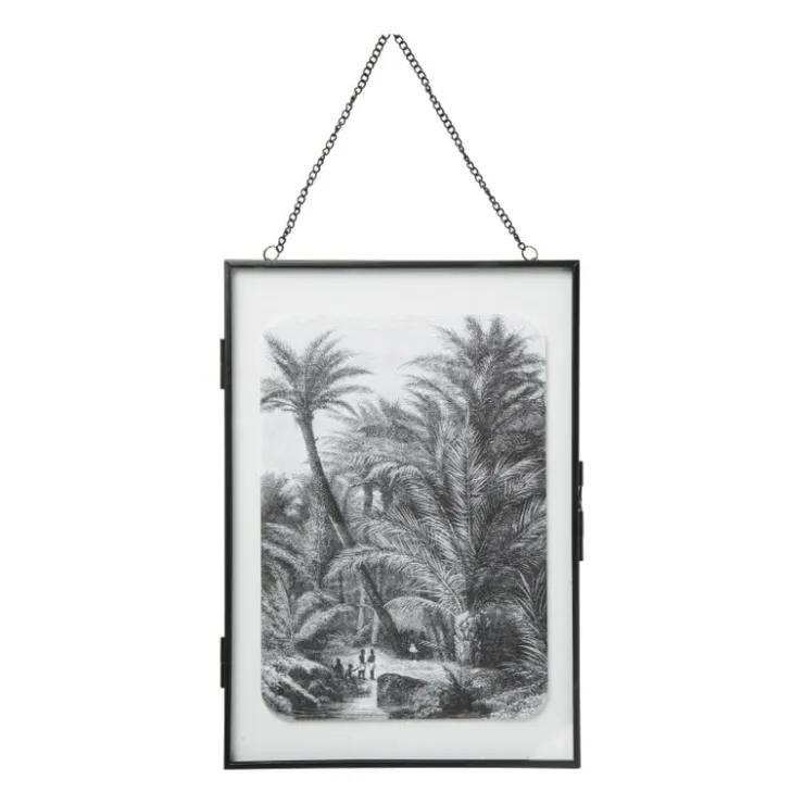 Xenos Fotolijst aan ketting staand – zwart - 21x30 cm- Fotolijsten