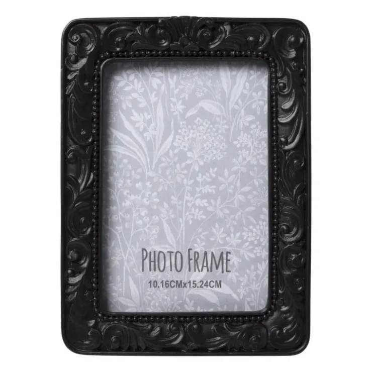 Xenos Fotolijst barok - zwart - 10x15 cm- Fotolijsten