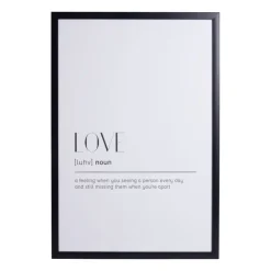 Xenos Fotolijst basic - zwart - 61x91.5 cm- Fotolijsten