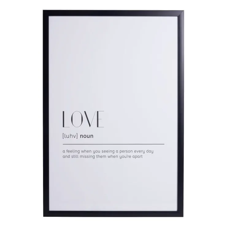 Xenos Fotolijst basic - zwart - 61x91.5 cm- Fotolijsten