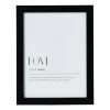 Xenos Fotolijst basic - zwart - 15x20 cm- Fotolijsten