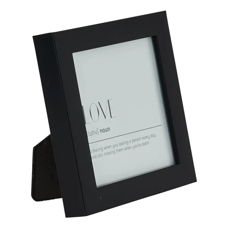 Xenos Fotolijst basic - zwart - 10x10 cm- Fotolijsten