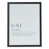 Xenos Fotolijst basic - zwart - 30x40 cm- Fotolijsten