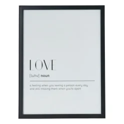 Xenos Fotolijst basic - zwart - 30x40 cm- Fotolijsten