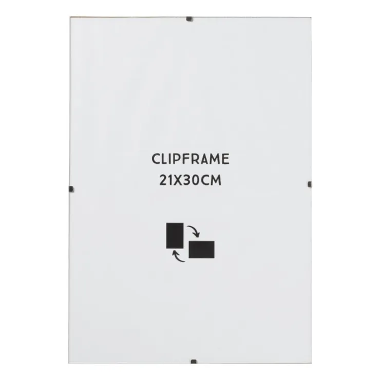 Xenos Fotolijst clip frame - glas - 21x30 cm- Fotolijsten